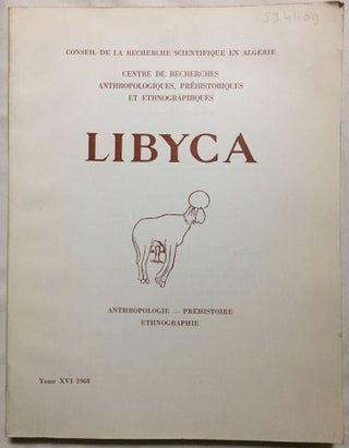Item #M6054 Libyca. Tome XVI. 1968. AAE - Journal - Single issue