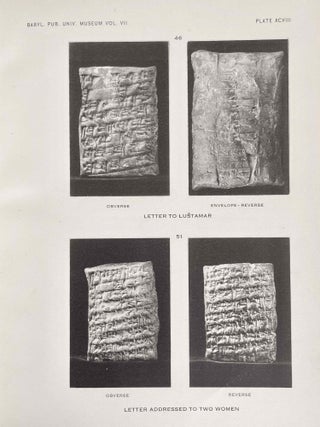 Item #M6059a Babylonian Letters of the Hammurapi period. UNGNAD Arthur