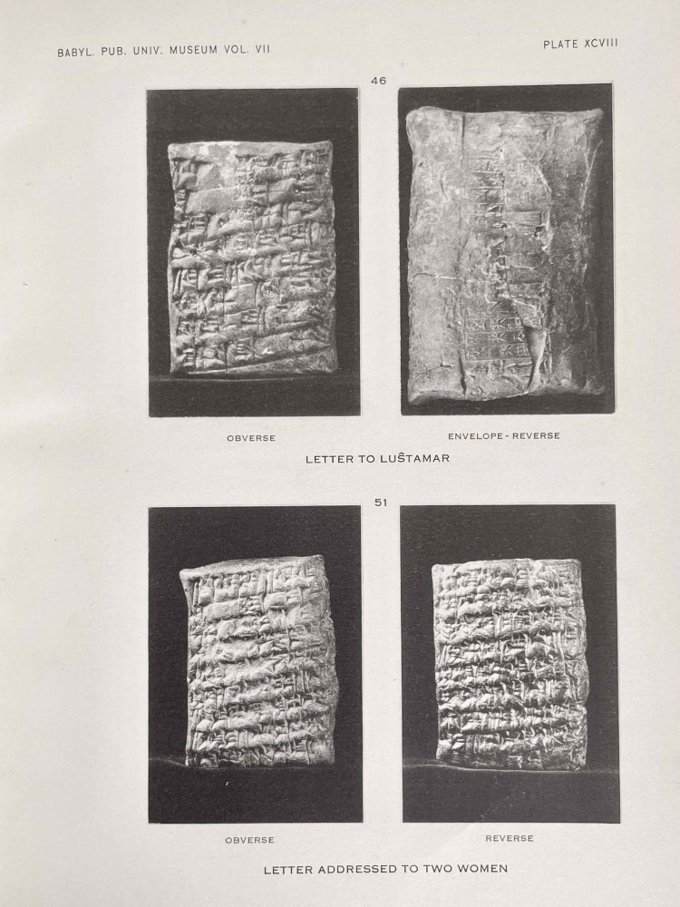 Item #M6059a Babylonian Letters of the Hammurapi period. UNGNAD Arthur.[newline]M6059a-00.jpeg