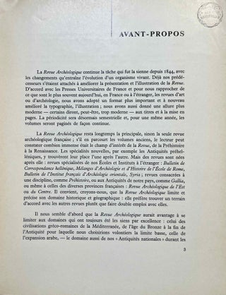 Revue archéologique. 1966. Fascicule 1 (seul).[newline]M6155-02.jpeg