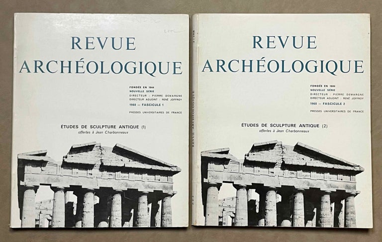 Item #M6157 Revue archéologique. 1968. Fascicules 1 et 2. Etudes de sculpture antique offertes à Jean Charbonneaux (complete set). AAE - Journal - Single issue.[newline]M6157-00.jpeg