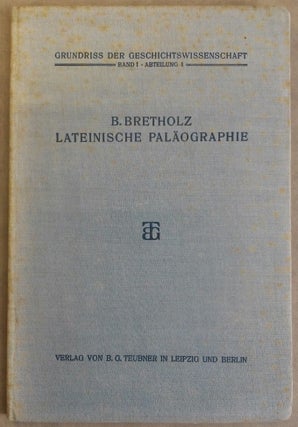 Item #M6180 Lateinische Paläographie. BRETHOLZ Berthold[newline]M6180.jpg