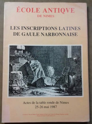 Item #M6192b Les inscriptions latines de Gaule Narbonnaise. DARDE Dominique[newline]M6192b.jpg