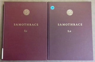 Item #M6215 Samothrace. Vol. 2, Part I and II. - I. The inscriptions on stone by P. M. Fraser....[newline]M6215.jpg