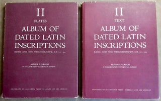 Item #M6219 Album of dated latin inscriptions, II. Rome and the neighborhood, A.D. 100-199. (1....[newline]M6219.jpg