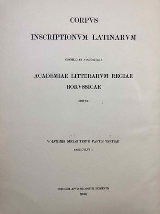 Inscriptiones Trium Galliarum et Germaniarum latinae. Instrumentum domesticum. Partis tertiae, fasciculus 1.[newline]M6227-03.jpeg