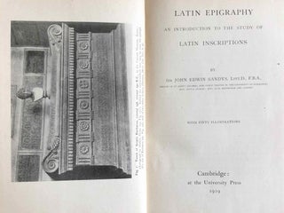 Latin epigraphy. An introduction to the study of Latin inscriptions.[newline]M6258a-02.jpeg