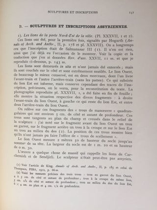 Til-Barsib. Text volume only.