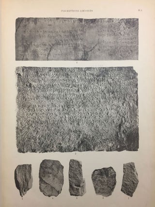 Recueil des inscriptions libyques. Premier fascicule. (N° 1-917). Texte et planches (complete set)[newline]M6283-07.jpg