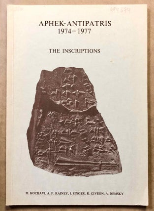 Item #M6286 Aphek-Antipatris. 1974-1977. The inscriptions[newline]M6286.jpg