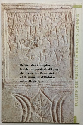 Item #M6287b Bulletin des musées et monuments lyonnais. N°2-3. 2000. Recueil des inscriptions...[newline]M6287b.jpg