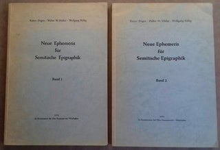 Item #M6300 Neue Ephemeris für semitische Epigraphik. Band 1 & 2 (of 3). DEGEN Rainer - W....[newline]M6300.jpg