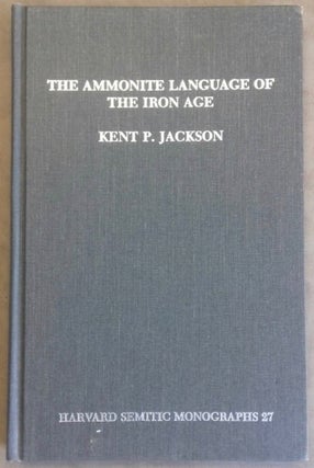 Item #M6315 The ammonite language of the iron age. JACKSON Kent P[newline]M6315.jpg