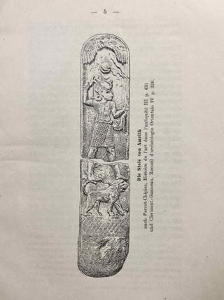 Beiträge zur Altertumskunde des Orients 3. Die Stele von Amrith. Die neuen phönicischen Inschriften.[newline]M6321-04.jpg
