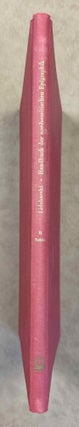 Item #M6326c Handbuch der nordsemitischen Epigraphik nebst ausgewählten Inschriften. Band II:...