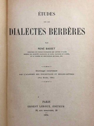 Etudes sur les dialectes berbères[newline]M6364-03.jpg