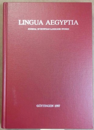 Item #M6372 Lingua Aegyptia. Journal of Egyptian languages studies. Volume 5. AAE - Journal -...[newline]M6372.jpg