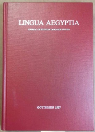 Item #M6372 Lingua Aegyptia. Journal of Egyptian languages studies. Volume 5. AAE - Journal -...