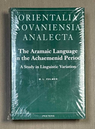 Item #M6380a The aramaic language in the achaemenid period. A study in linguistic variation....