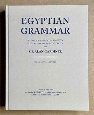 Item #M6384f Egyptian grammar. GARDINER Alan Henderson[newline]M6384f-00.jpeg