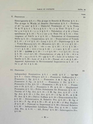 Ugaritic textbook. Grammar, texts in transliteration, cuneiforms selections, glossary, indices. 3 volumes (complete set)[newline]M6385a-05.jpeg