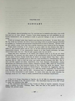 Ugaritic textbook. Grammar, texts in transliteration, cuneiforms selections, glossary, indices. 3 volumes (complete set)[newline]M6385a-16.jpeg