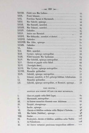 Iso'Yahb patriarchae III. Liber epistularum. 2 volumes (complete set)[newline]M6393-11.jpg