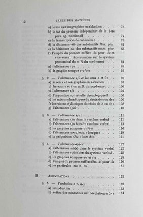 Phonétique comparée des dialectes moyen-babyloniens du nord et de l'ouest