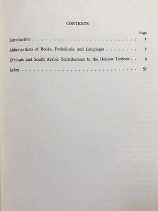 Ethiopic and South Arabic contributions to the Hebrew lexicon[newline]M6400-01.jpg
