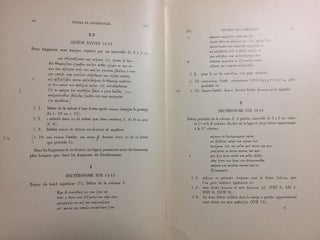 Papyrus grecs bibliques (papyrus F. Inv. 266). Volumina de la Genèse et du Deutéronome. Volume I: Introduction. Volume II: Texte et Planches (complete set)