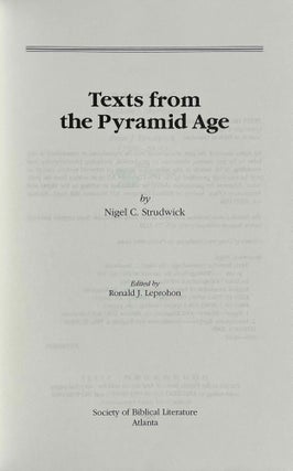 Texts from the Pyramid Age[newline]M6421a-01.jpeg