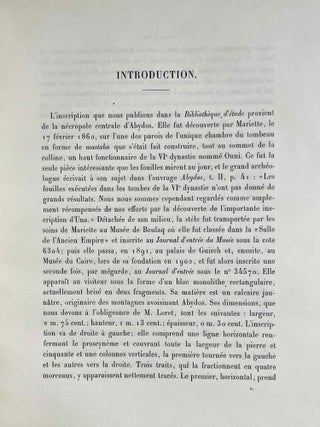 L'inscription d'Ouni. Publiée avec aperçu grammatical, notes et glossaire.