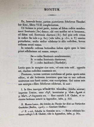 Theodorus Bar Koni Liber Scholiorum I-II (Syriac text) (complete set)[newline]M6427-08.jpg