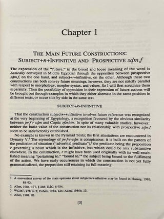 Future at issue. Tense, mood and aspect in middle egyptian. Studies in syntax and semantics.[newline]M6430g-04.jpeg