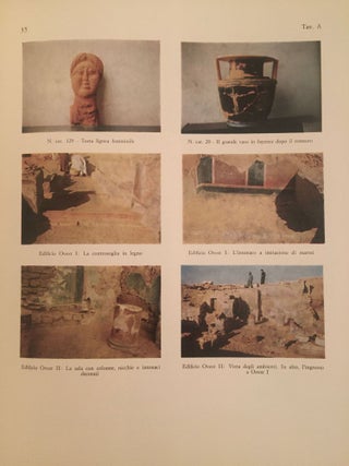 Missione di scavo a Medinet Madi (Fayum - Egitto). Vol. I: Rapporto preliminare delle campagne di scavo 1966 e 1967. Vol. II: Rapporto preliminare delle campagne di scavo 1968 e 1969 - Ostraka e papiri greci da Medinet Madi nelle campagne 1968 e 1969. 2 volumes.