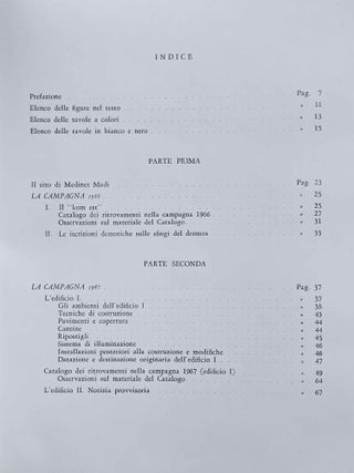 Missione di scavo a Medinet Madi (Fayum - Egitto). Vol. I: Rapporto preliminare delle campagne di scavo 1966 e 1967.[newline]M6447b-02.jpeg