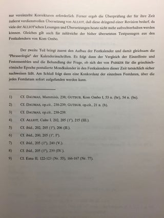 Die altägyptischen Festkalender in den Tempeln der griechisch-römischen Epoche