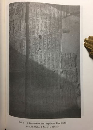Die altägyptischen Festkalender in den Tempeln der griechisch-römischen Epoche
