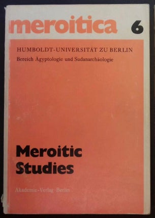 Item #M6486 Meroitic studies: proceedings of the Third International Meroitic Conference,...[newline]M6486.jpg
