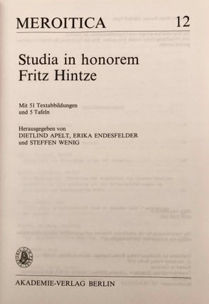 Studia in honorem Fritz Hintze[newline]M6488a-02.jpeg
