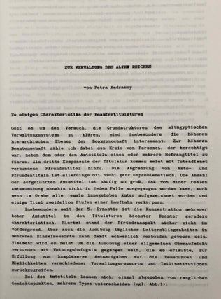 Studia in honorem Fritz Hintze