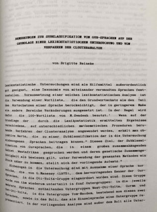 Studia in honorem Fritz Hintze