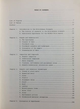 Nomads in the archaeological record: case studies in the Northern provinces of the Sudan