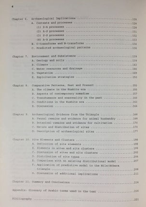 Nomads in the archaeological record: case studies in the Northern provinces of the Sudan