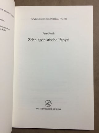 Zehn agonistische Papyri