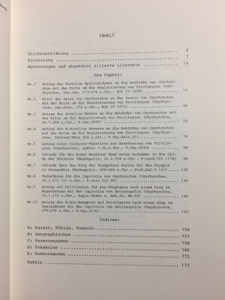 Zehn agonistische Papyri