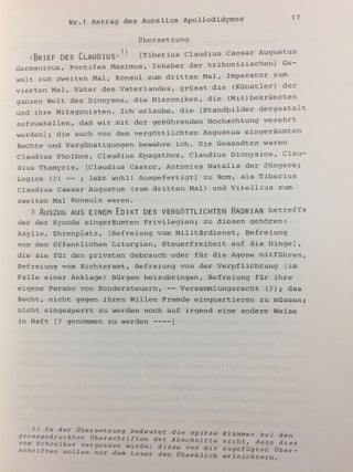 Zehn agonistische Papyri