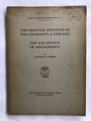 Item #M6492 The excavation of Armageddon. FISHER Clarence Stanley