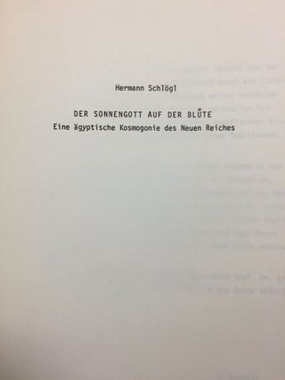 Der Sonnengott auf der Bl&uuml;te. Eine alt&auml;gyptische Kosmogonie des Neuen Reiches.[newline]M6493-02.jpg