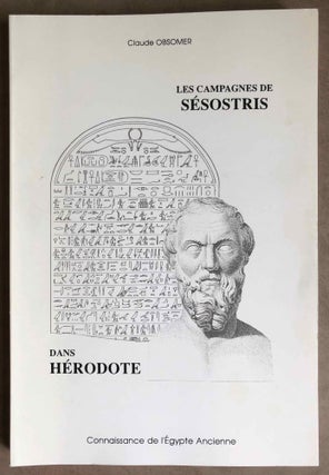 Item #M6500a Les campagnes de Sésostris dans Hérodote. Essai d'interprétation du texte...